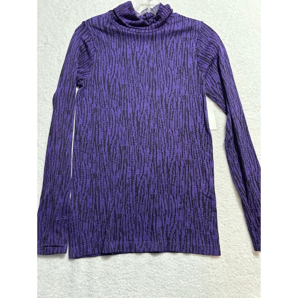 Athleta Women's Small Flurry Elemental Purple Turtleneck NEW (UB)
